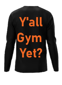 Black and Orange Unisex Longsleeve