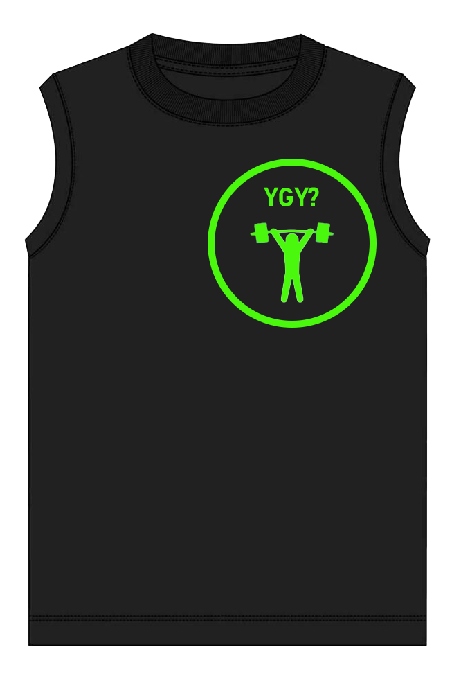 YGY Grey Muscle Tee