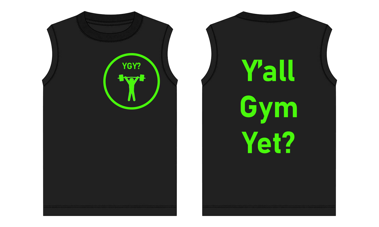 YGY Grey Muscle Tee