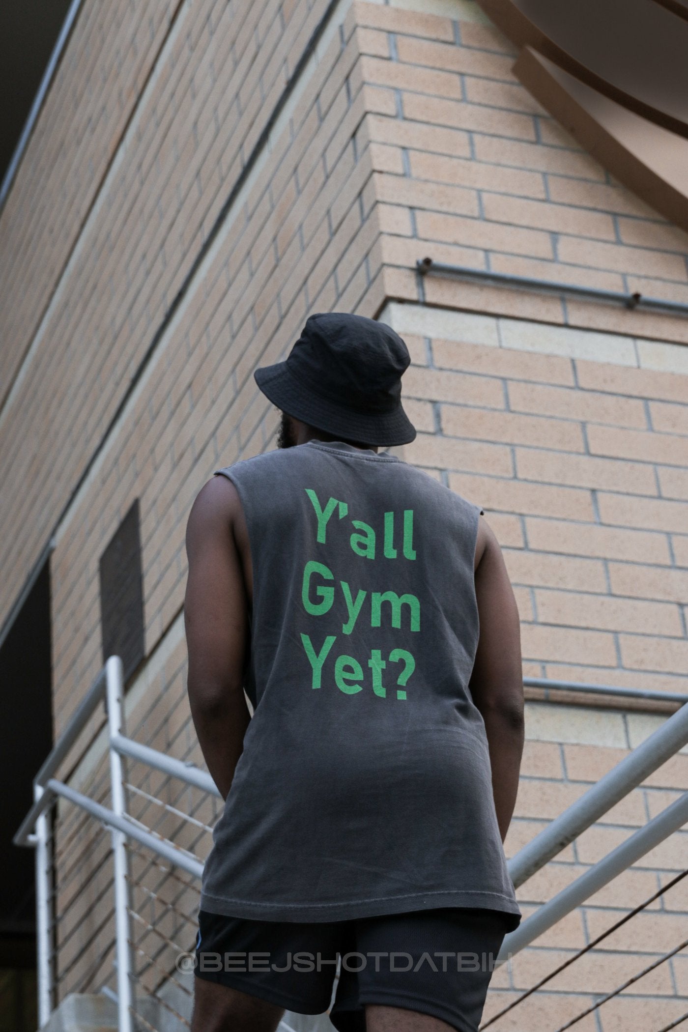 YGY Grey Muscle Tee