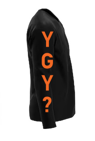 Black and Orange Unisex Longsleeve